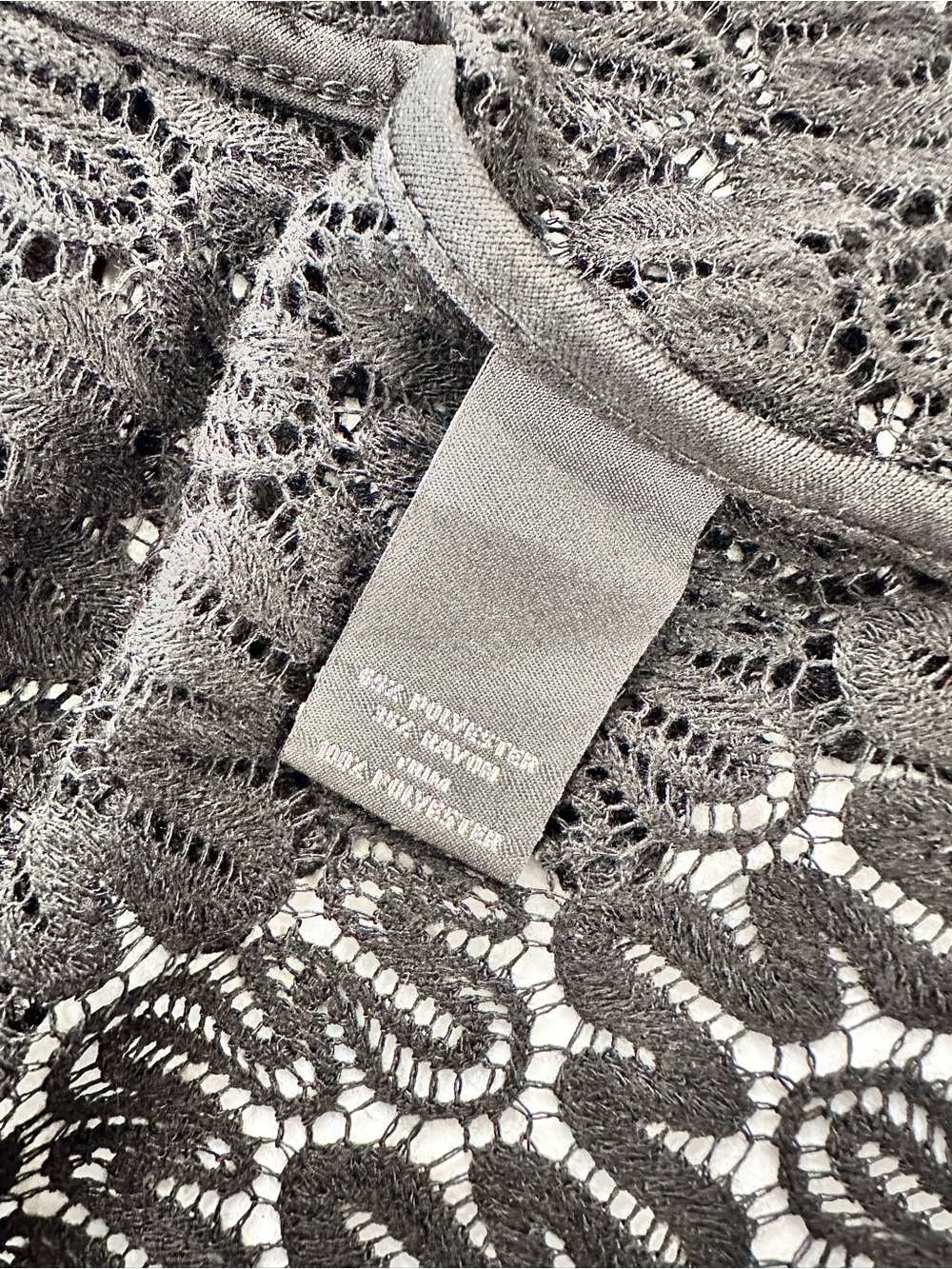 Slim Factor Open Loose Knit Lace Duster Cover Up Longline Cardigan Black 1X - Picture 7 of 8